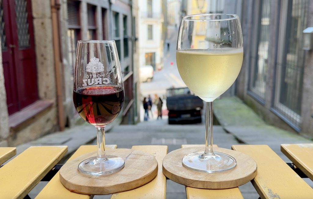 Port wine and vinho verde at Orpheu in Porto